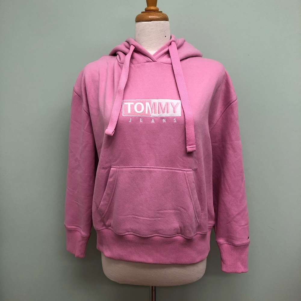 Tommy Jeans | Women's Hoodie | Pink | Size Medium